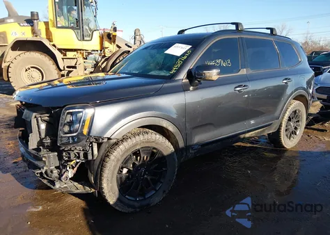 2022 Kia Telluride Ex из США, поврежденный, VIN 5XYP3DHC2NG278105